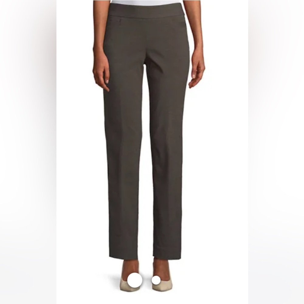 NWOT Liz Claiborne, Emma women's pull-on trousers size 14 Olive color
